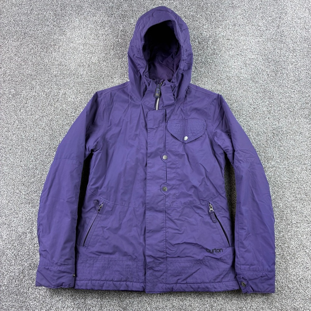 Burton Method Jacket Women's Medium Purple Snowboard Ski Hooded Winter Coat